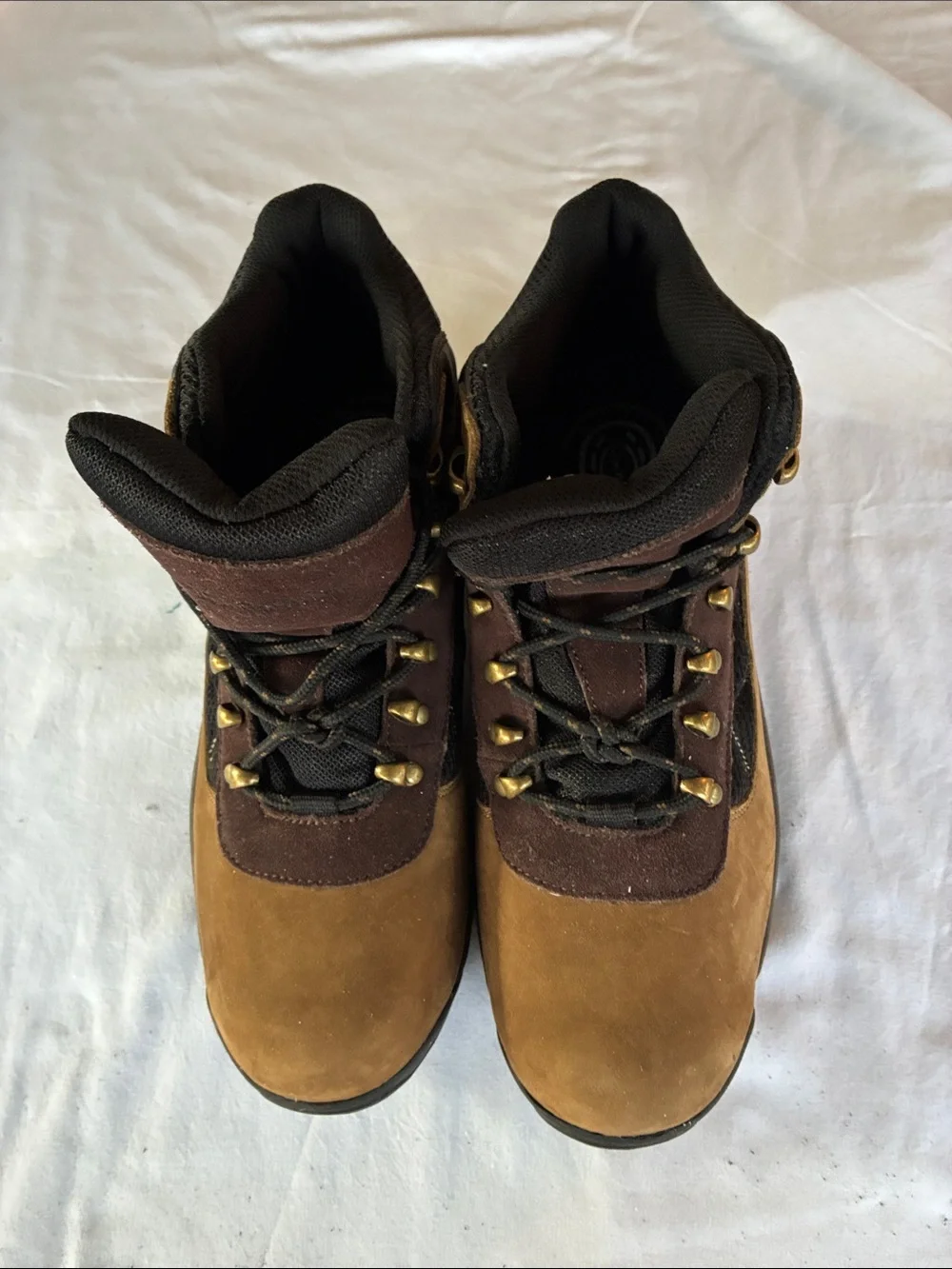Vintage Men's Brown Hiking Boots - Durable Outdoor Trail Shoes